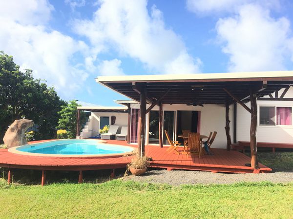 La maison d’Alain et Eva à Tahiti