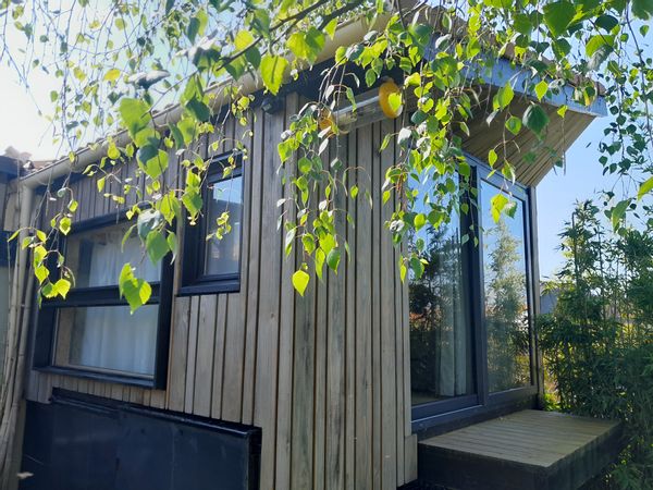 Une cabane au fond du jardin chez Delphine et Stéphane