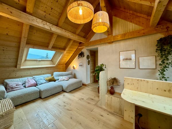 La maison de Audrey et Loïc cocon sous les toits! Appartement duplex 120m2 avec terrasse proche lac