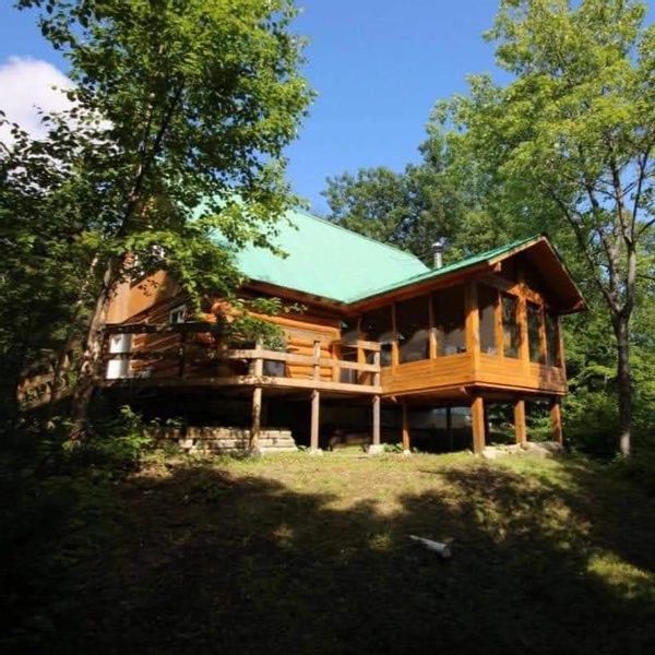Le chalet bois rond de Carine&Olivier
