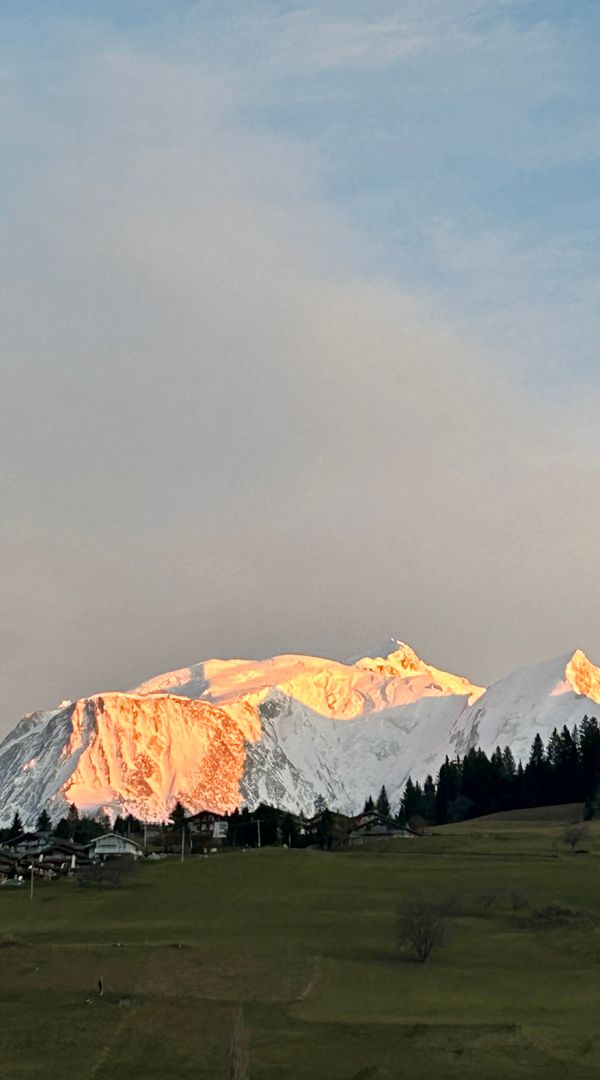 La maison de Florent et sa famille avec Vue Mont Blanc
