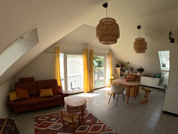 Appartement très lumineux dans maison familiale avec jardin: entre ville et nature, forêt, rivière.