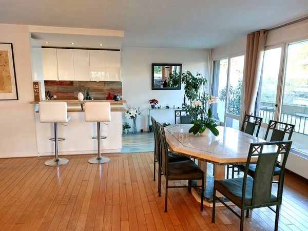 Entre Paris et Versailles : appartement lumineux avec terrasse dans village de charme