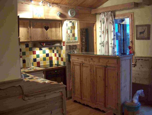 Appartement style chalet sur les pistes à Courchevel