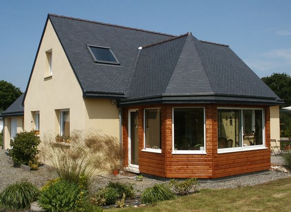 Maison à Trédrez Locquémeau, petit port de pêche en Bretagne, France