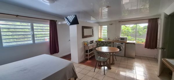 Studio climatisé en bord de mer à  Tumaraa sur l'île de Raiatea