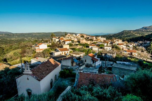 la petite maison abricot en Crète