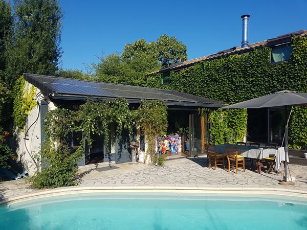 La chambre privée indépendante de Elisabeth et Laurent, juste au nord de Montpellier