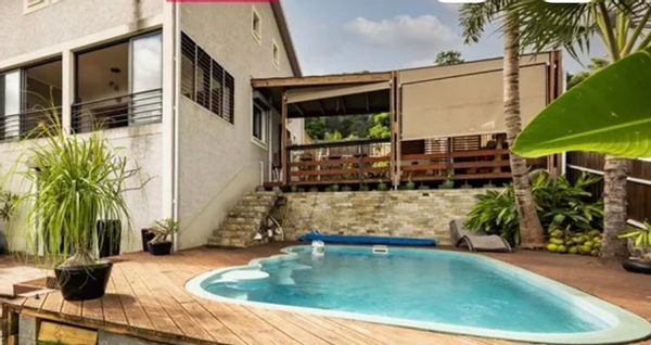 Le rez de jardin privé à La Réunion