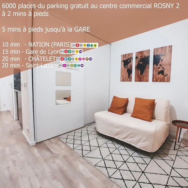 Appartement entier 10 min de Paris