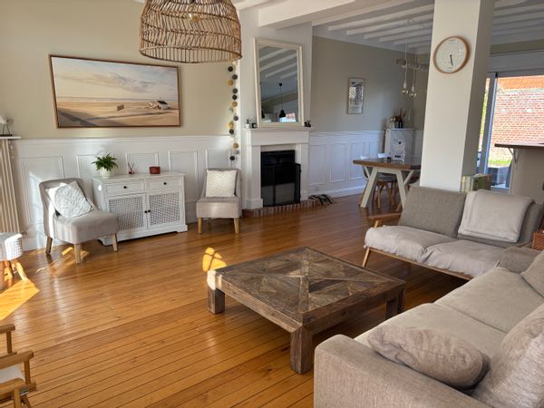 PAS DISPO AVANT 2027 Touquetoise à Quentovic, jardin, jaccuzzi (tout à pieds)