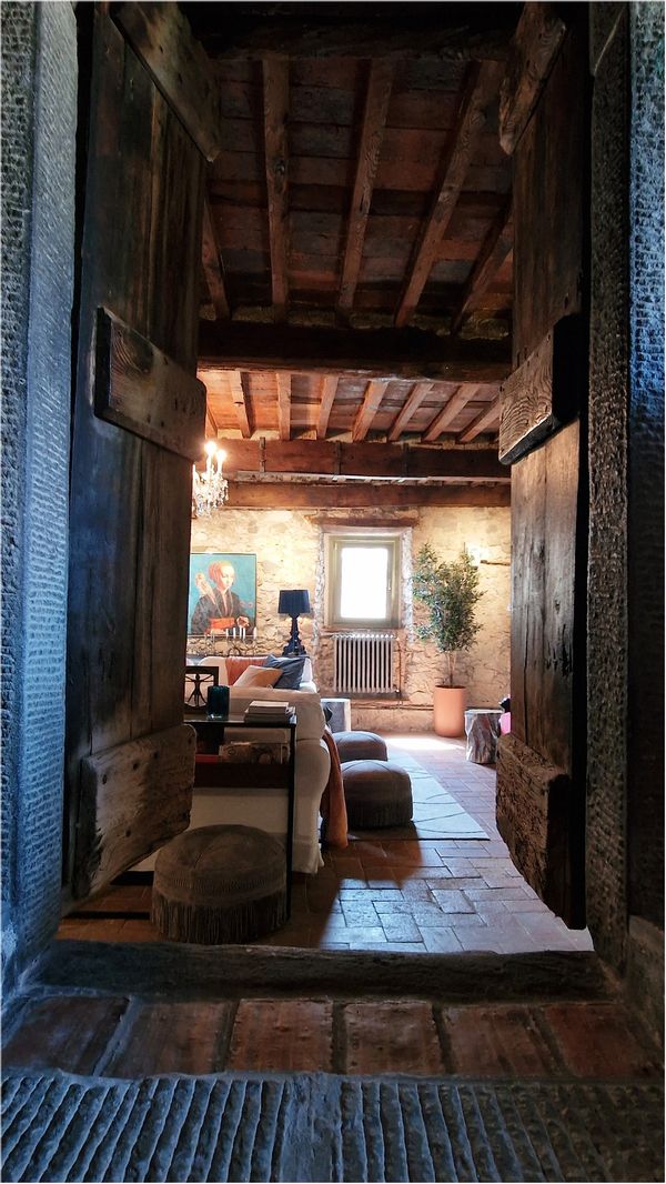 Historic Tuscan home with restored fresco, private pool, garden, full privacy and breathtaking views