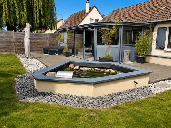 Maison familiale avec grand jardin à 10 min de Reims et des caves de Champagne