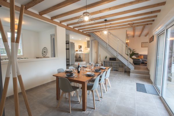 Maison individuelle spacieuse de 120m², avec jardin clos avec vue, exposition sud, jardin de 600m²
