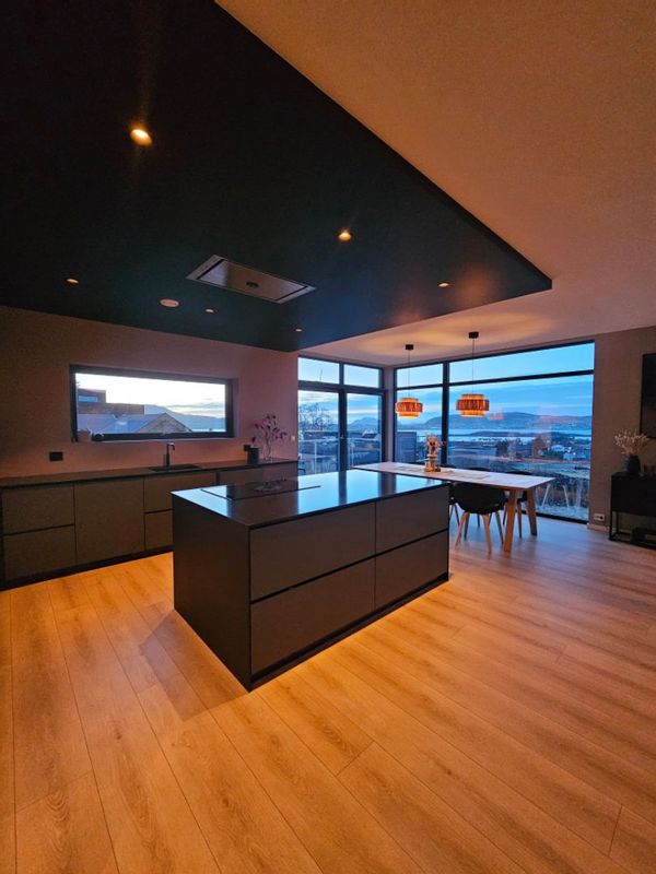 Modern house with lovely view