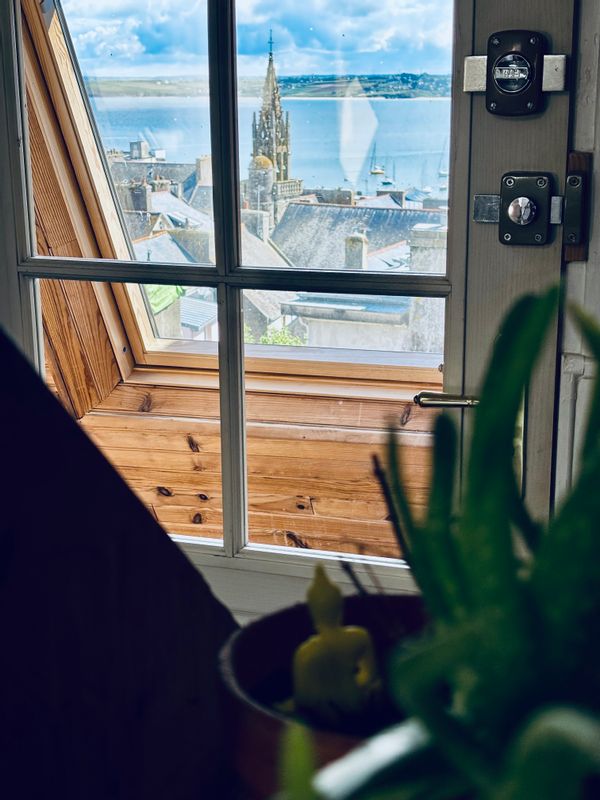 High above Douarnenez