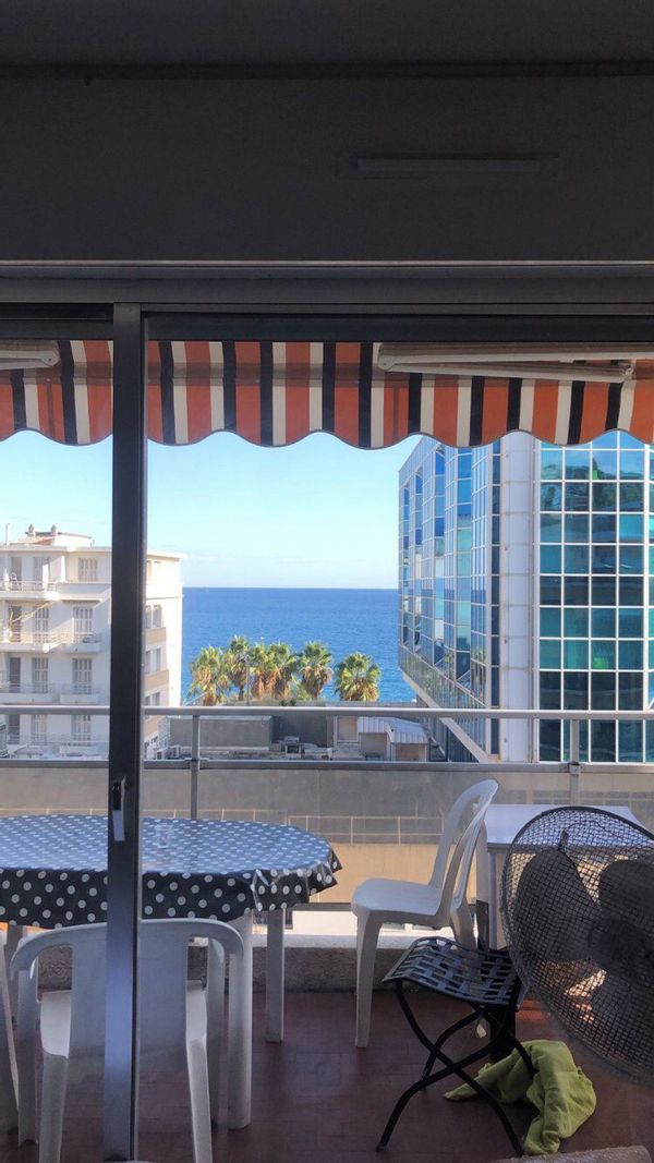 Appartement à Nice vue mer, 3 min Promenade des Anglais