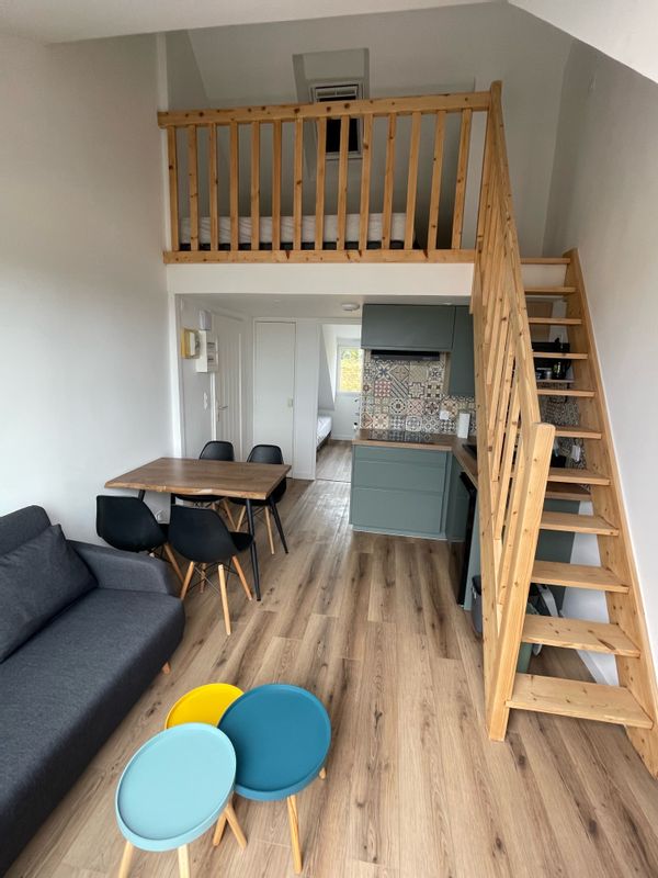 T2 + mezzanine avec vue sur le port du Crouesty