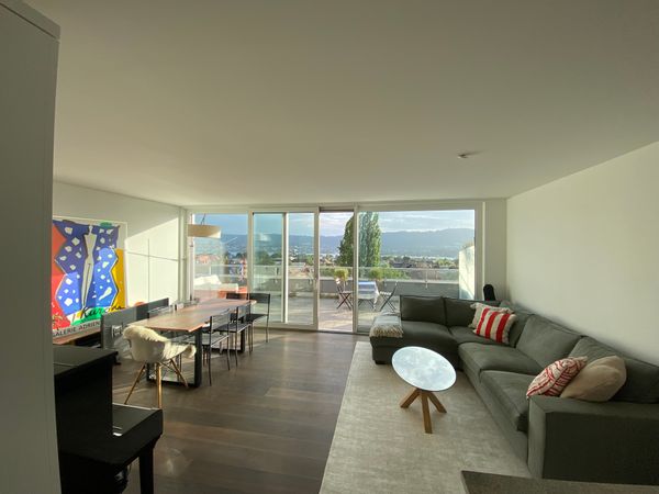 Appartement avec vue panoramique sur Zurich