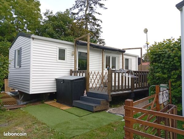 Le mobil home  (bungalow) de Katell et Manuel dans un camping calme proche Dinard Saint Malo