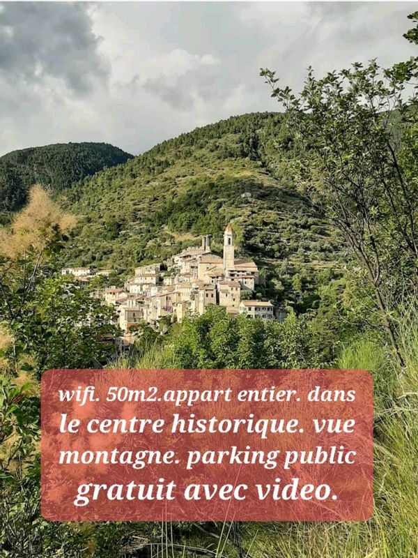 gite des remparts, Luceram, village classé