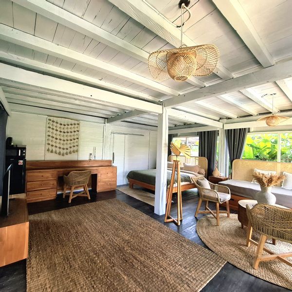 Studio privé de charme au coeur d'un village balinais