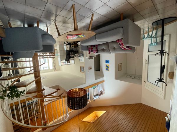 Duplex loft lumineux et fonctionnel