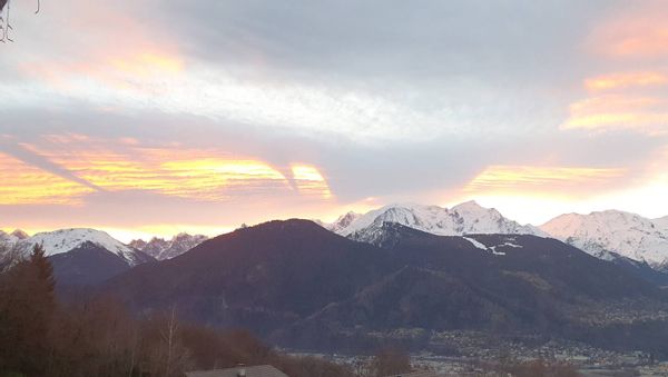 Apparemment avec vue Mont Blanc
