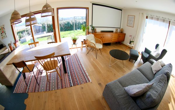 Maison en bois dans la Drôme