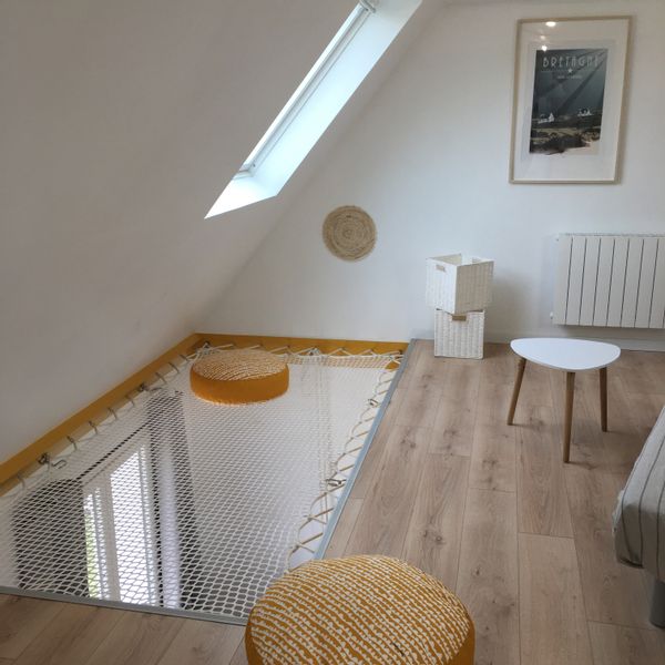 Maison au bord de la mer