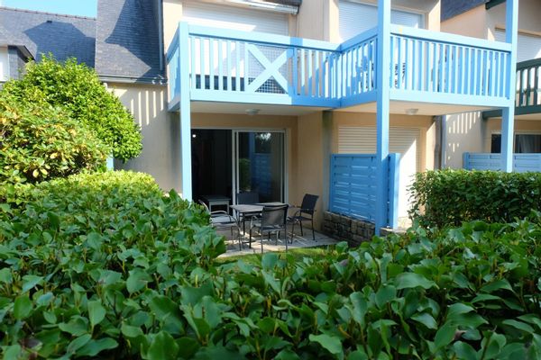 T2 rez de jardin, 300m plage, à Port La Forêt
