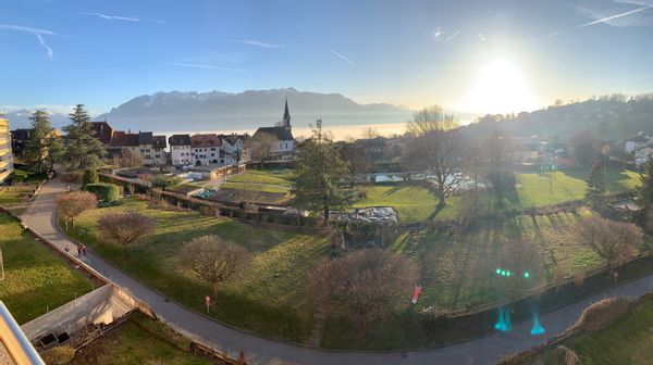 Appartement de 3 chambres au coeur du Lavaux, vue sur lac et montagnes à couper le souffle.