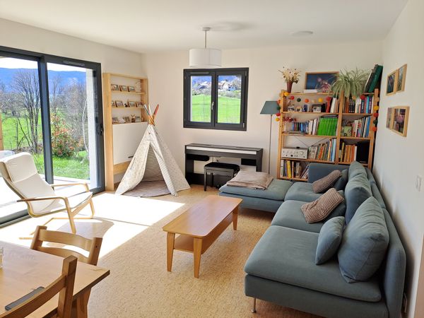Maison récente dans le massif des Bauges