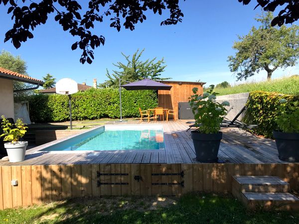 PISCINE - PROCHE BORDEAUX - La maison calme d’Adèle & Hubert