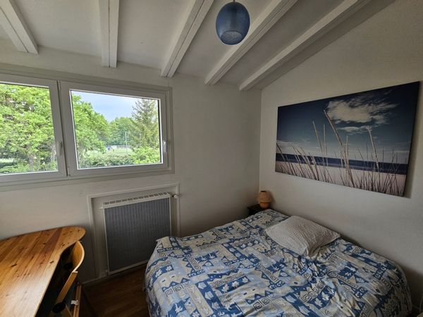 chambre bleue et chambre blanche