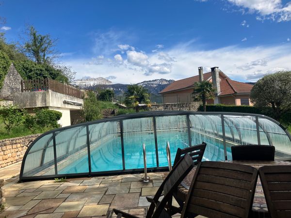 Maison spacieuse avec vue imprenable sur les montagnes