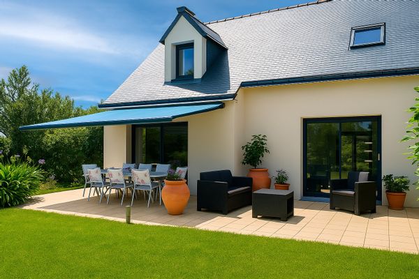 Belle maison pour 8 personnes à Kerjouanno, à 500 mètres de la plage.