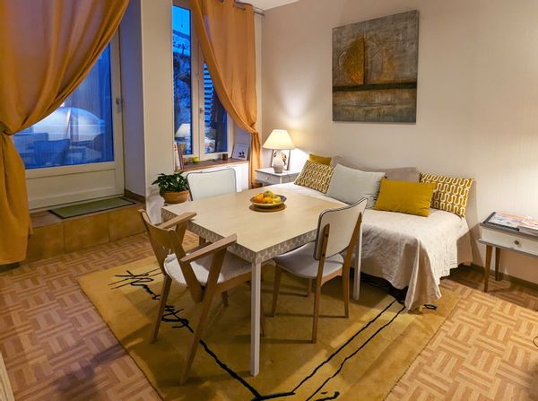 Appartement en centre ville avec sa petite cour.