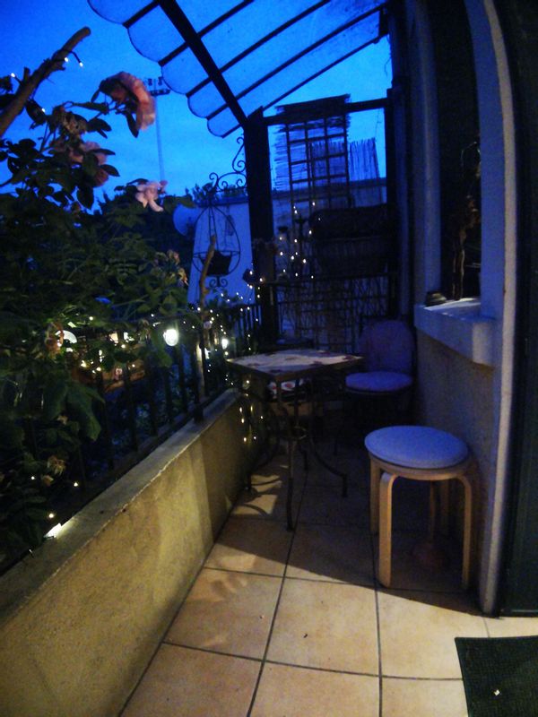 Chambre donnant sur jardin