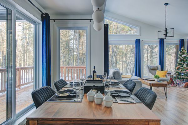 Maison-chalet en pleine nature dans la grande région de Québec