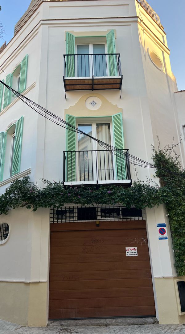Maison de jerez de la Frontera (Andalousie) dans une ruelle calme en plein centre ville