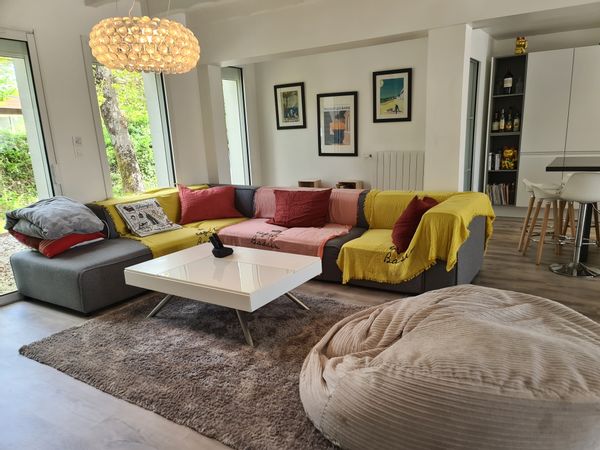 Maison au bord du bassin d’arcachon avec piscine vue bassin