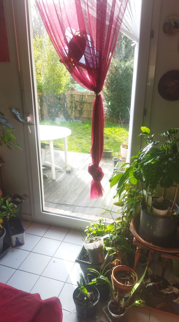 La chambre  avec salle de bain privée. Notre maison est a 10 minu. de tranvoi et 5 min de bus. Nous sommes a la agglomération de Rouen. Une ville historique dans le cœur de la Normandie Notre maison est calme.