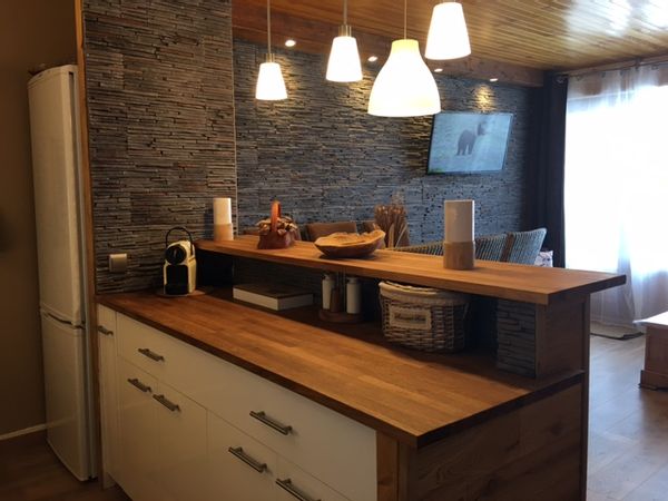 Un appartement chaleureux dans une station de ski familliale