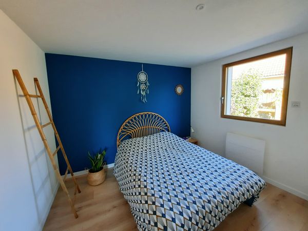 Chambre privée dans une maison avec jardin au sud de Nantes