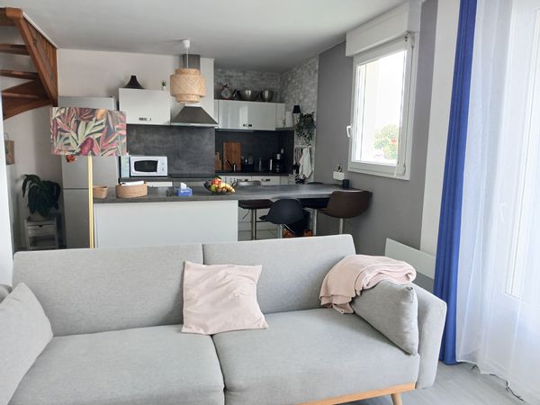TOURS Duplex avec grande terrasse au calme