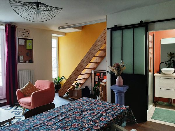 Appartement coloré entre Nantes et la mer