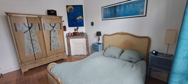 La chambre d'amis de Olivier et Estelle.