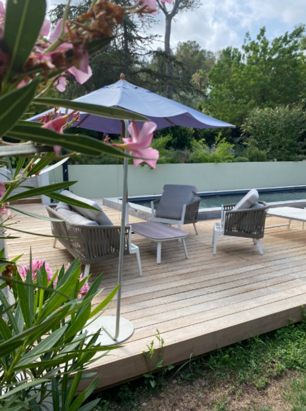 Studio Casalou, Mougins, Côte d’Azur, piscine, écrin de verdure, 1 ou 2 adultes