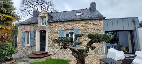 1 CHAMBRE (2 lits pour 3 personnes) dans  MAISON ANNEE 30 -Golfe du Morbihan.